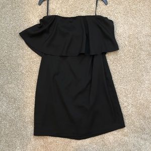 Lovers and Friends Strapless Black mini Dress